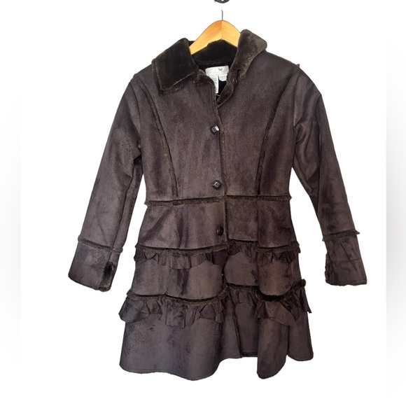 Kids Widgeon Faux Fur Coat - Picture 2 of 6